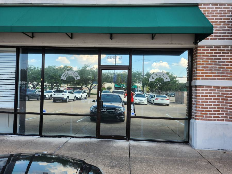 Commercial storefront tint - after install